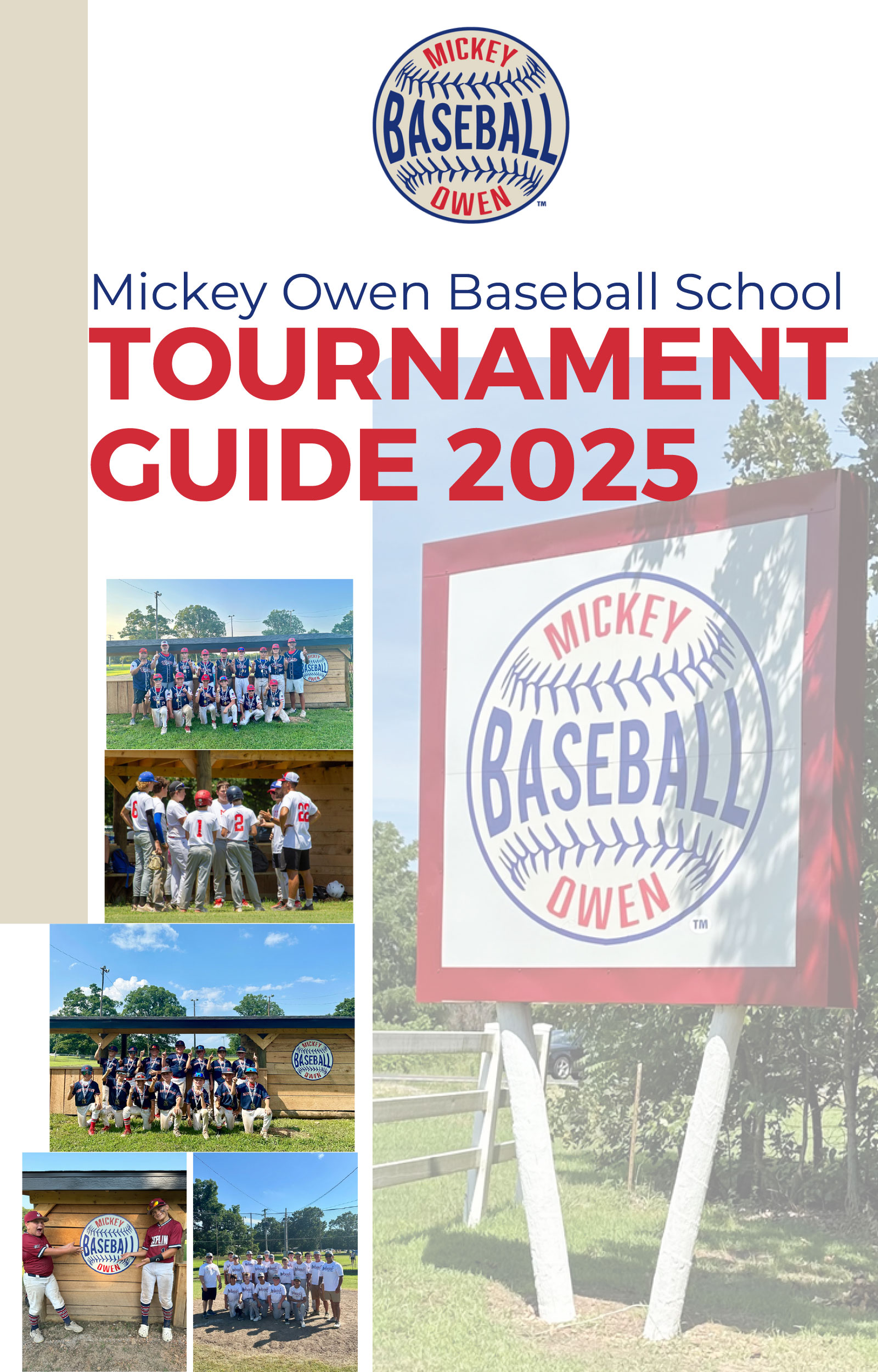 Mickey Owen Tournament Guide page 1.