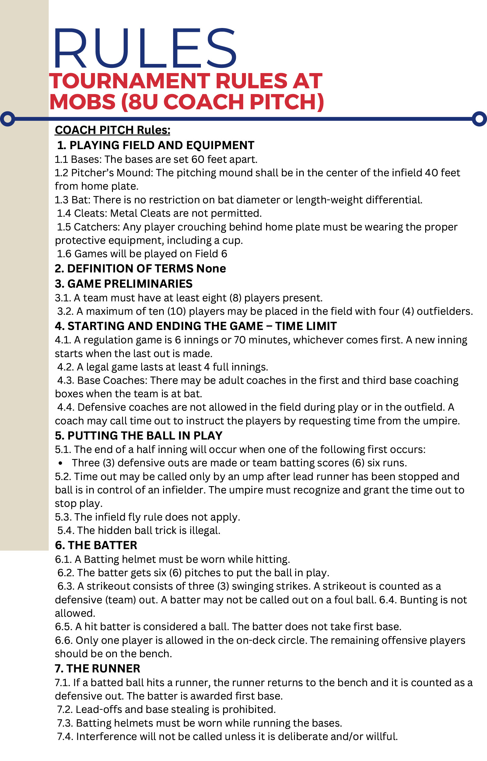 Mickey Owen Tournament Guide page 7.