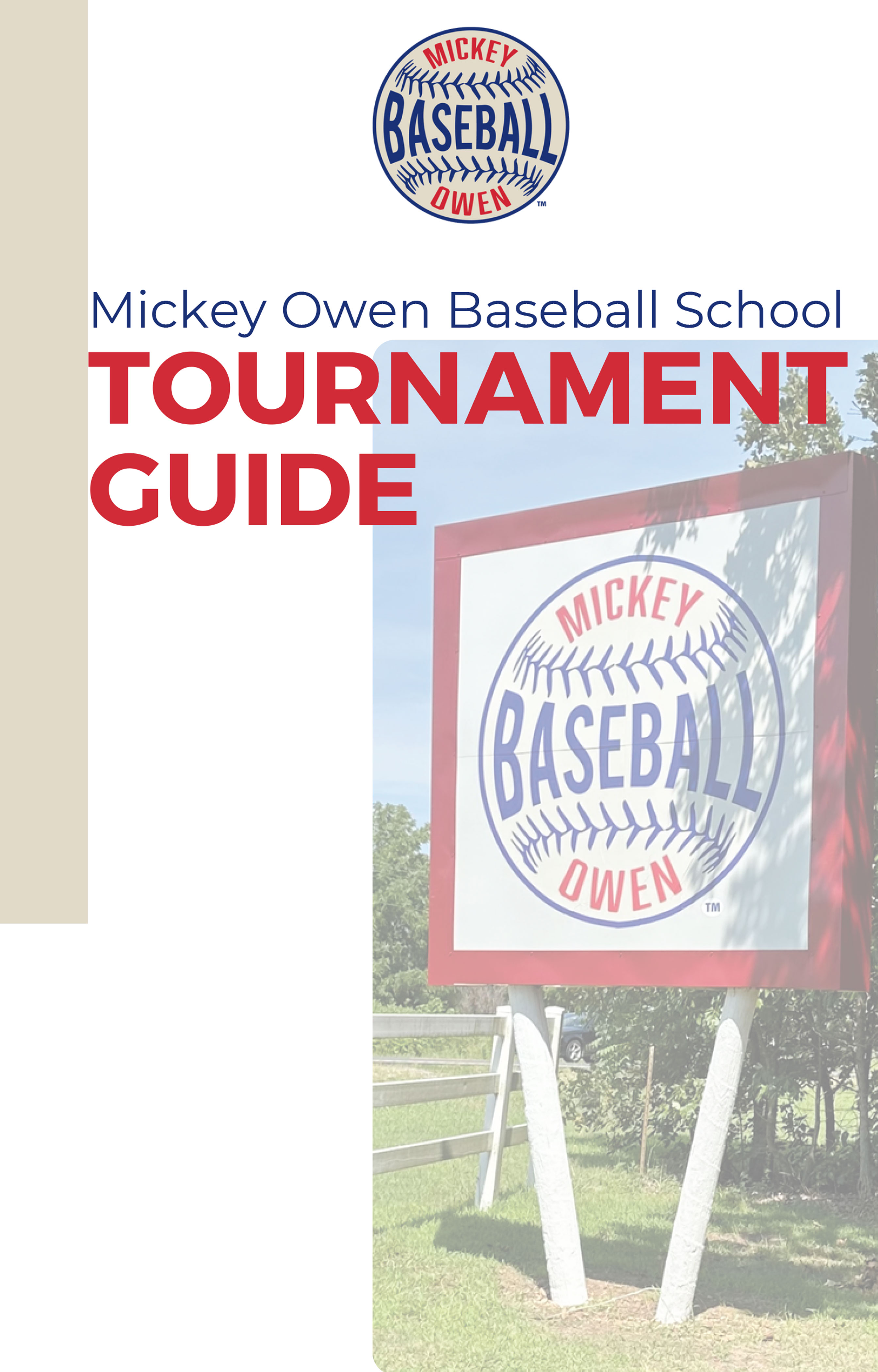 Mickey Owen Tournament Guide page 1.